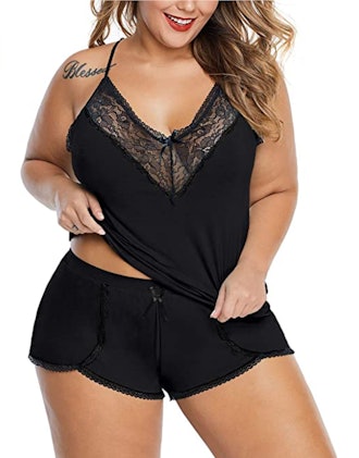 XAKALAKA Plus-Size Pajama Set