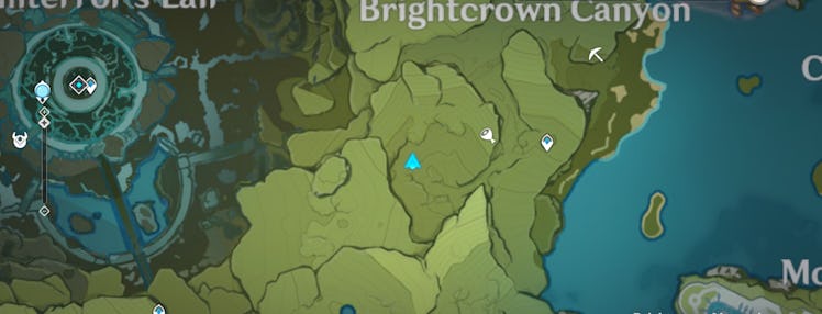 Brightcrown Canyon Lost Treasure Genshin Impact