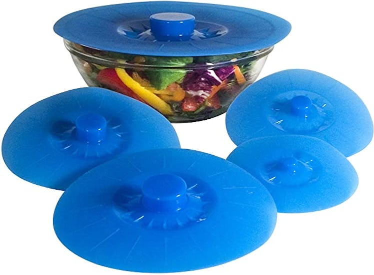 Perfect and Simple Reusable Silicone Lids (5-Pack)