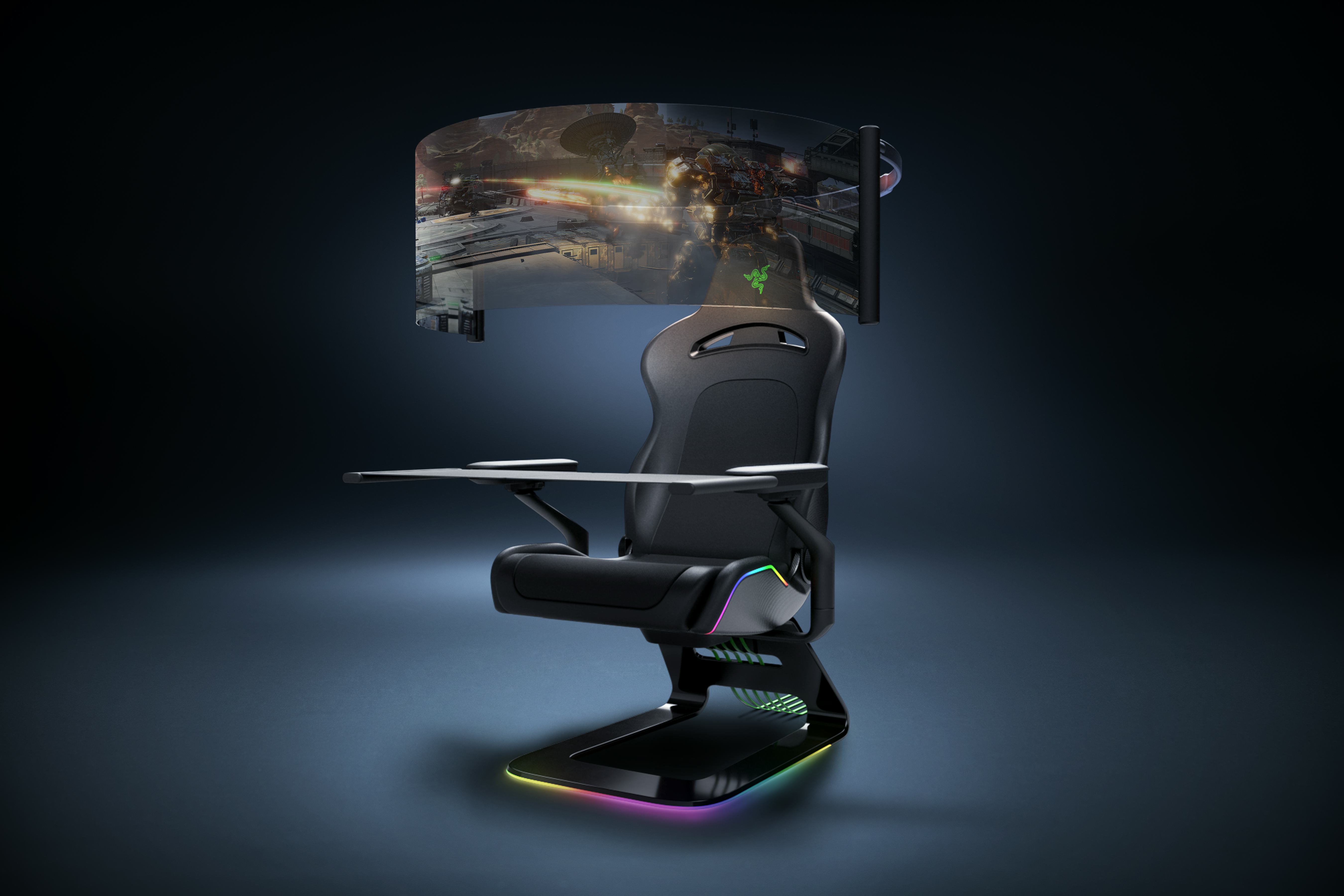 Razer's Project Brooklyn is an immersive gaming chair unveiled at CES 2021.