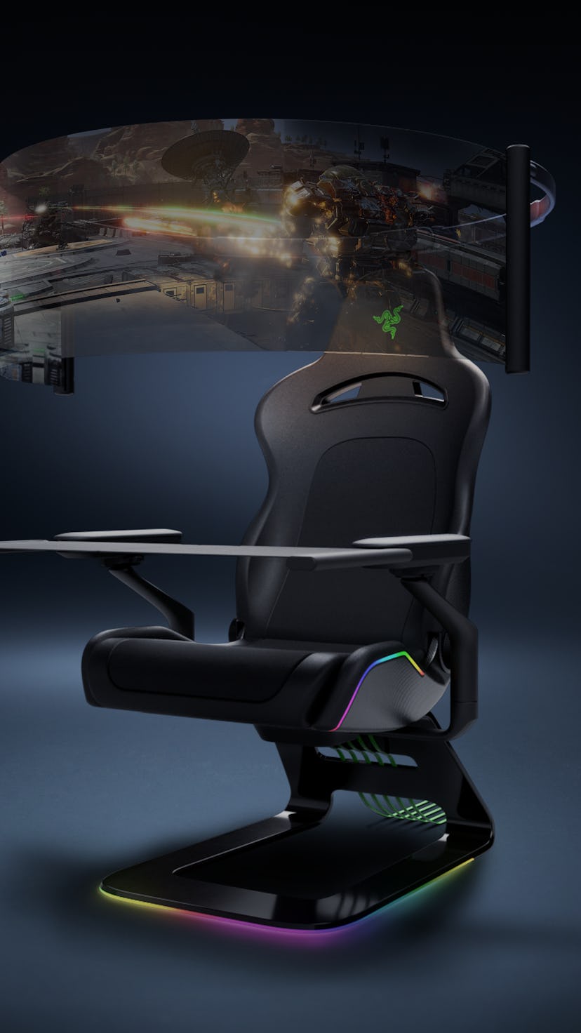 Razer's Project Brooklyn is an immersive gaming chair unveiled at CES 2021.