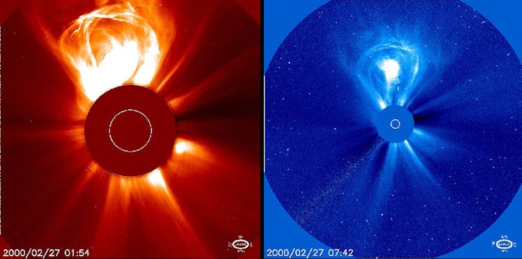 coronal mass ejection image from nasa