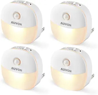 AUVON Plug-In LED Motion Sensor Lights