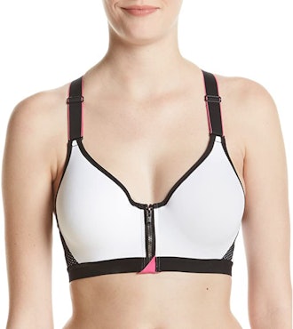 Maidenform Sport Secure Zip Front Underwire Racerback