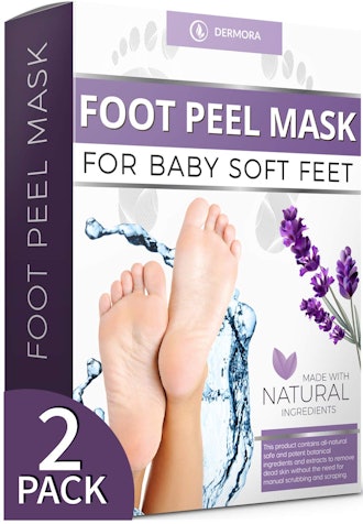 DMERORA Natural Foot Peel Masks (2-Pack)