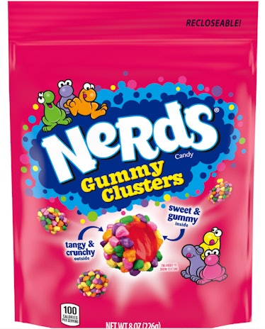 Nerds Gummy Clusters Candy Stand Up Bag, 8 oz