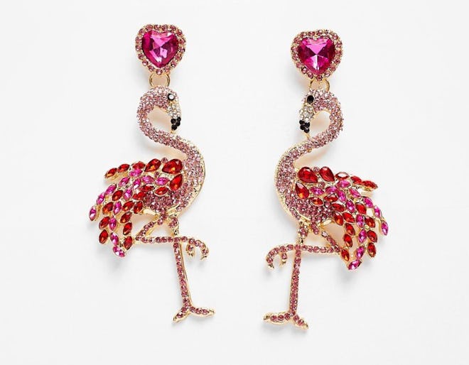 Flamingo Drop Earrings