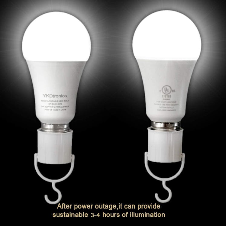 YKDtronics Rechargeable Light Bulbs (2-Pack)