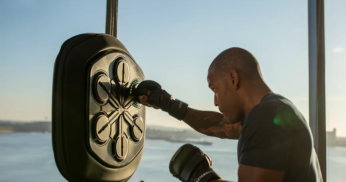 Fit Light Boxing Punch out your stress and get fit with the Liteboxer