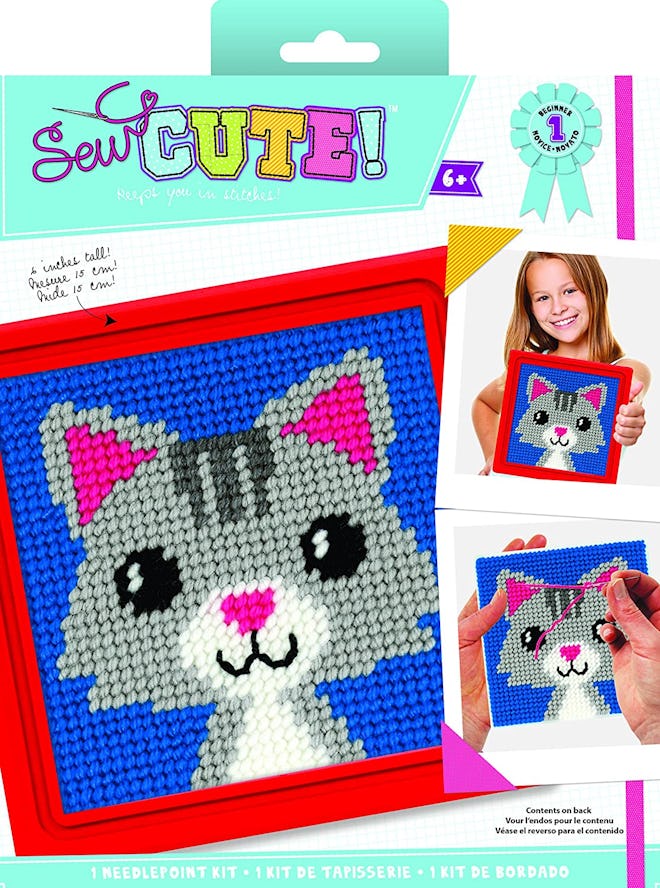 Colorbok Sew Cute Needlepoint Lola Cat Kit