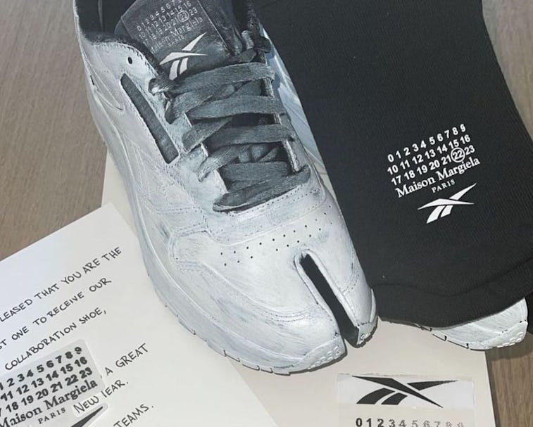 Reebok And Margiela Are Making A Kim Kardashian Approved Split Toe Shoe Reebok And Margiela Are Making A Kim Kardashian Approved Split Toe Shoe