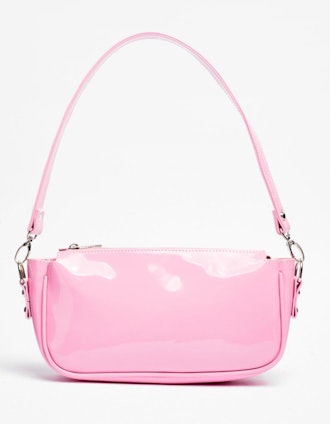 Want Patent On You Zip Shoulder Bag