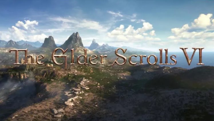 the elder scrolls vi logo trailer