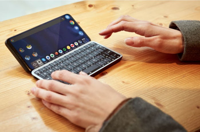 The Astro Slide is a 5G phone with a physical keyboard.