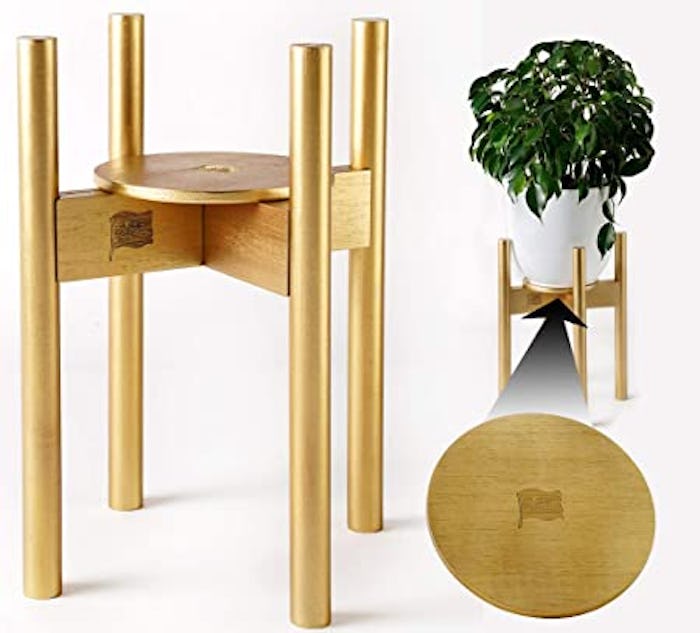 ZPirates Gold Plant Stands for Indoor Plants