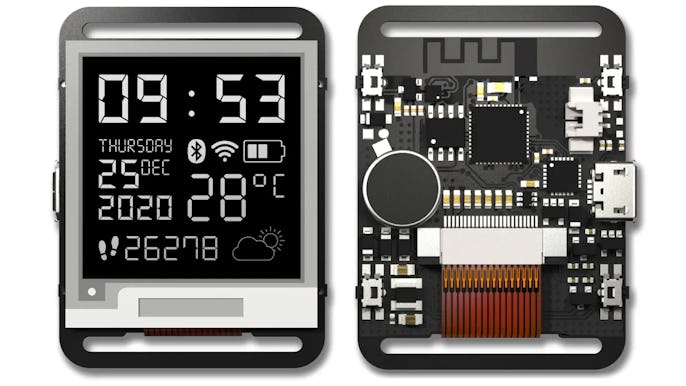 The Watchy is an open-source smartwatch.