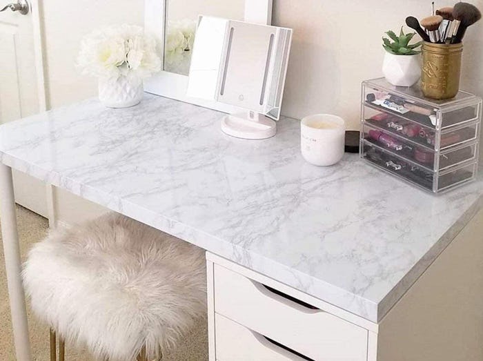 PracticalWs Removable Cover Surfaces Marble Wallpaper