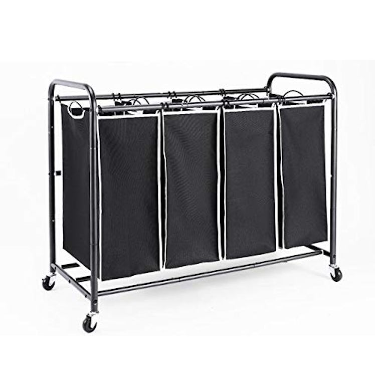 ROMOON 4 Bag Laundry Sorter Cart