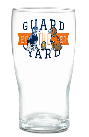 Guard The Yard Game Day Glass