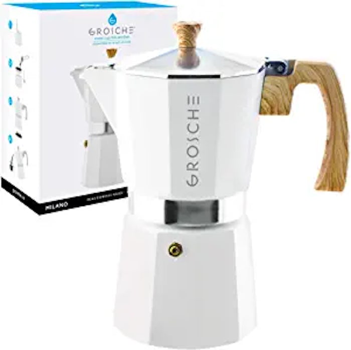 GROSCHE Milano Stovetop Espresso Maker Moka Pot (9- Espresso Cup)