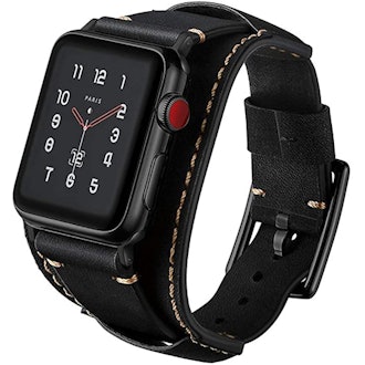 Coobes Leather Apple Watch Compatible Band