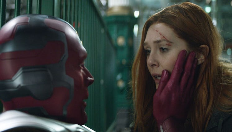Vision and Wanda in Avengers: Infinity War