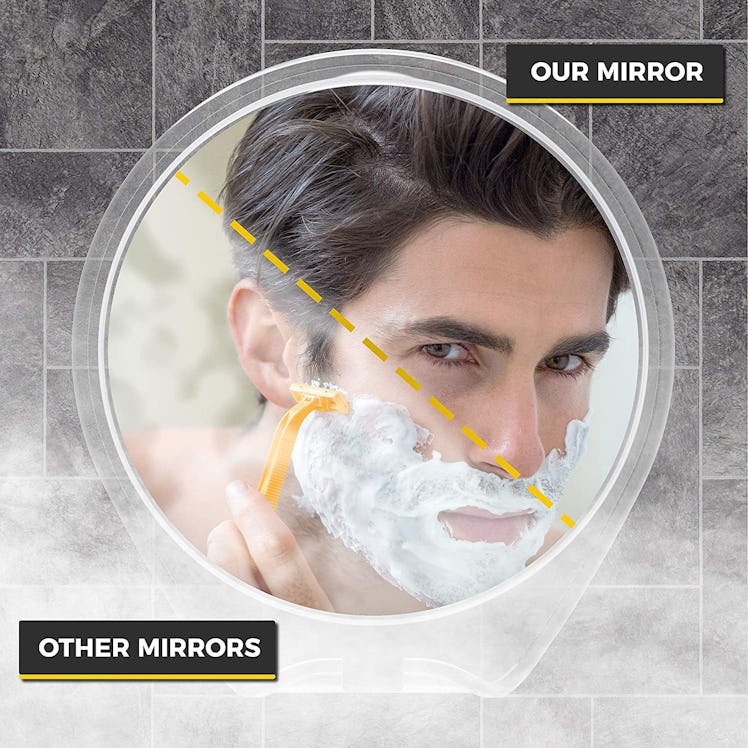 HoneyBull Fogless Shower Mirror