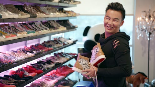 Kane Lim and his designer shoe collection on Netflix's 'Bling Empire' via Netflix Press Site