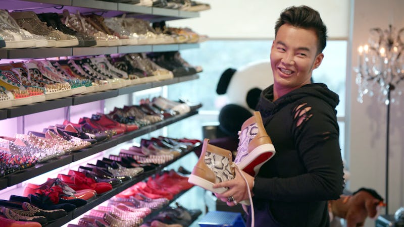 Kane Lim and his designer shoe collection on Netflix's 'Bling Empire' via Netflix Press Site