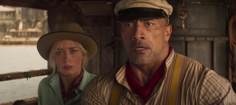 Emily Blunt and Dwayne the Rock Johnson star in Disney's Jungle Cruise.