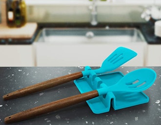 Zulay Silicone Utensil Rest with Drip Pad