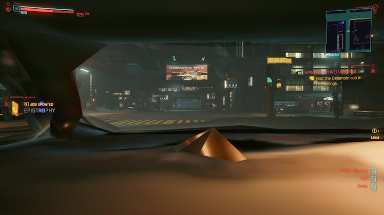 cyberpunk 2077 car graphics glitch