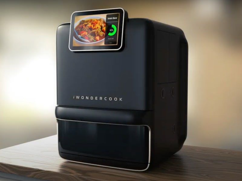 Screenshot of iWonderCook robot chef