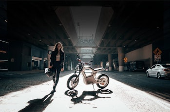 The Metacycle from Sondors is a new electric motorcycle with 80 miles of range.