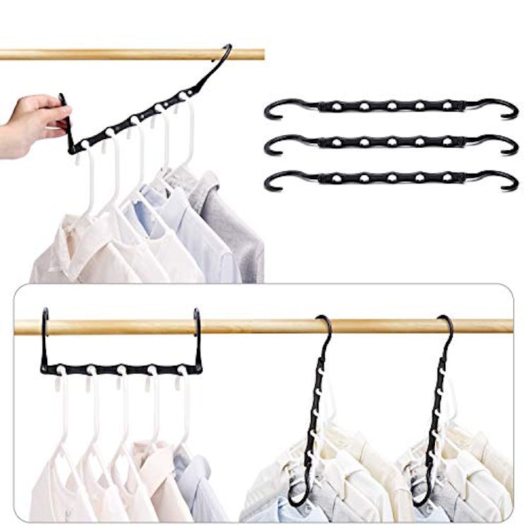 HOUSE DAY Black Magic Hangers (10-Pack) 