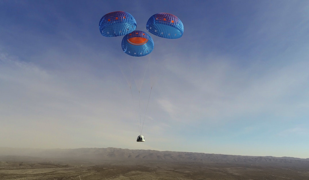 Bezos’ Blue Origin can take people into space as early as April