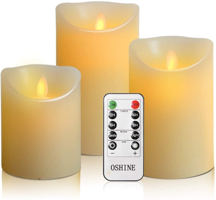 OSHINE Flameless Candles (Set of 3)