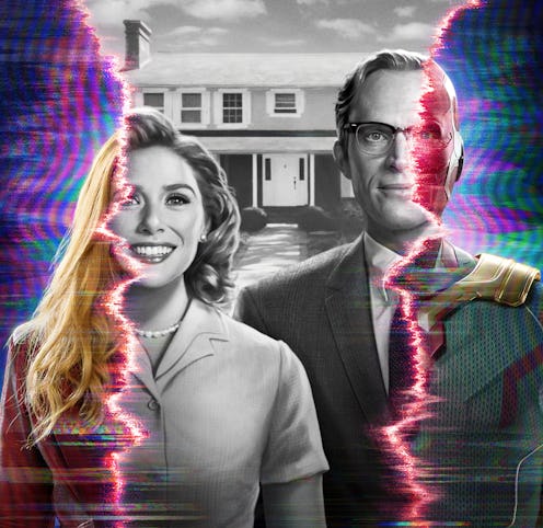 A still from 'WandaVision,' which is filled with Marvel easter eggs.