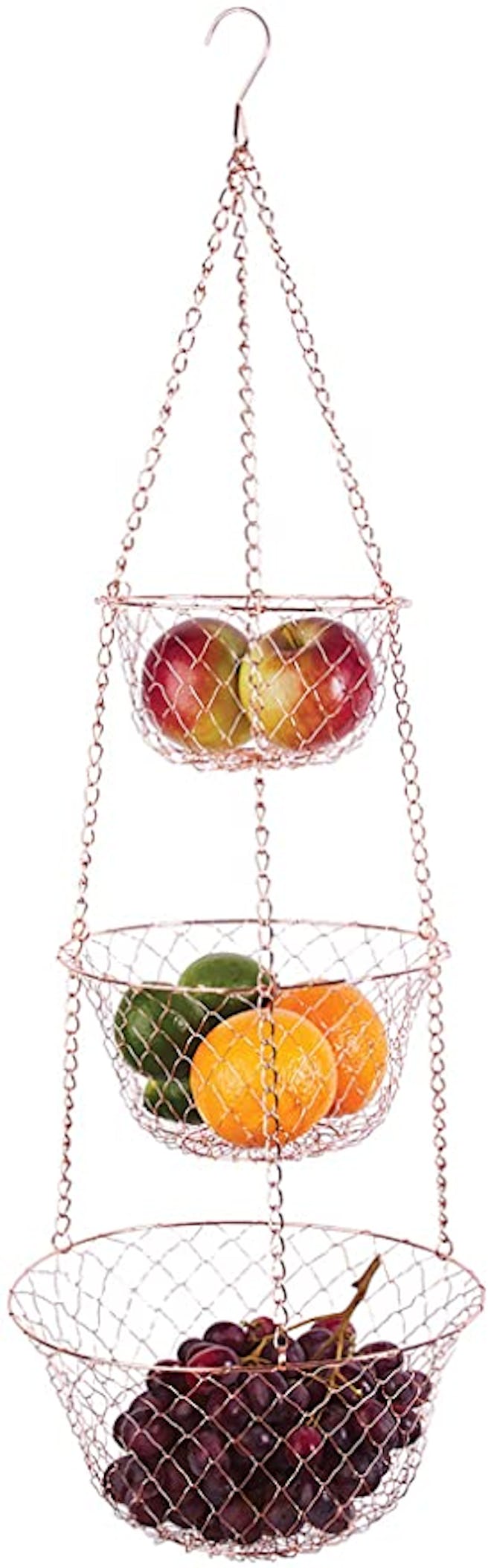 Fox Run Copper Hanging Fruit Basket