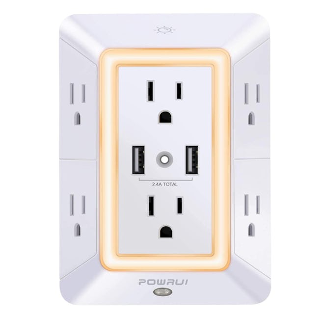 POWRUI Surge Protector with Night Light