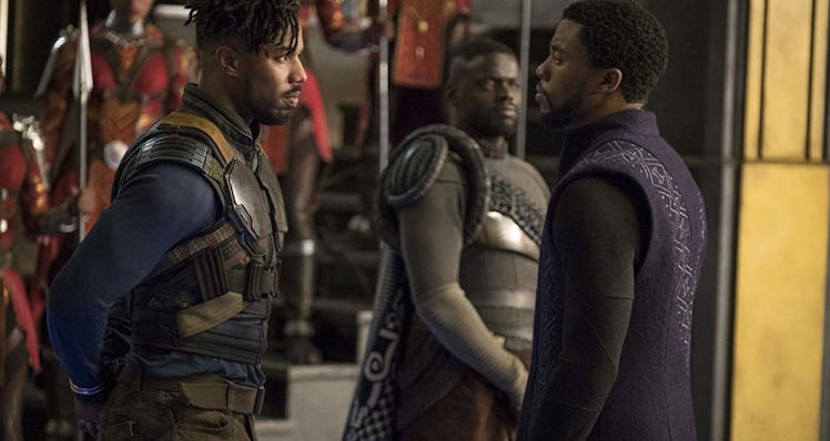 T'Challa and Killmonger Face Off in Black Panther