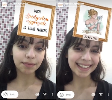 These "Which 'Bridgerton' Are You" Instagram AR filters will match you with a character.