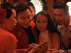  Christine Chiu, Kane Lim, Kelly Mi Li and Kevin Kreider in Bling Empire.