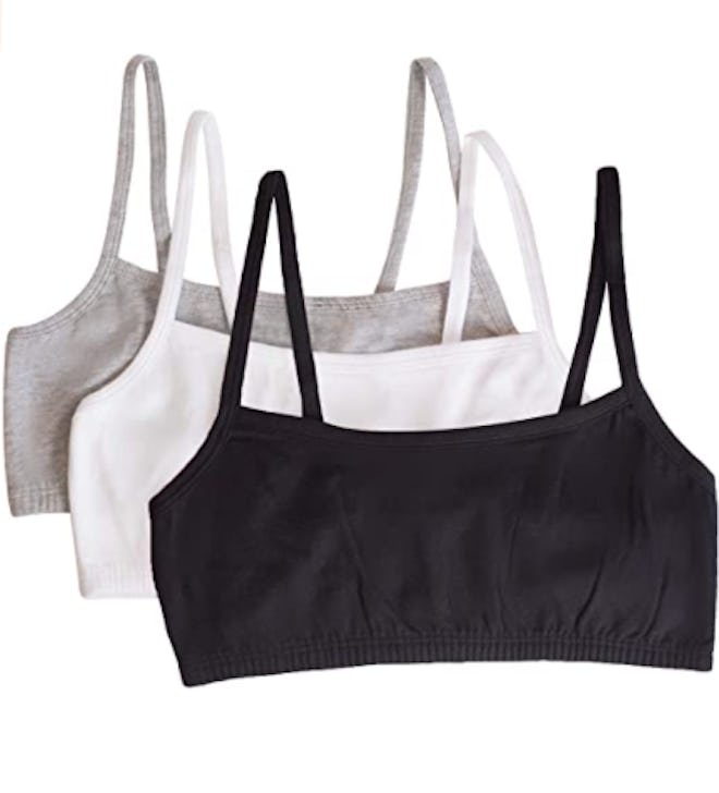 Fruit of the Loom Spaghetti Sports Bras (3 Pack)