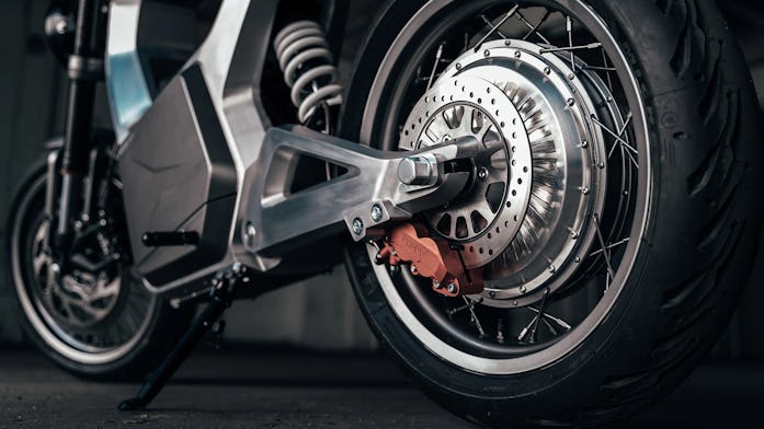 The Metacycle from Sondors is a new electric motorcycle with 80 miles of range.