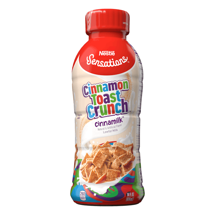 Nestlé Sensations' new Cinnamon Toast Crunch Milk is packed with cereal goodness.