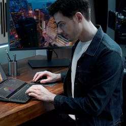 ZenBook Duo is a line of laptops with two screens.
