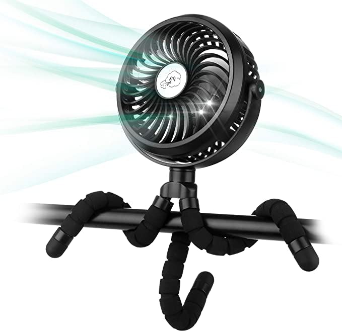 Amacool Battery-Operated Stroller Fan