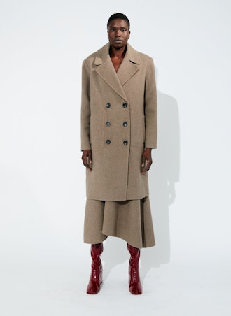 Luxe Double Faced Wool Angora Coat