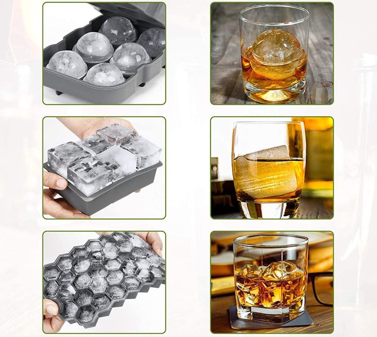 AiBast Silicone Ice Cube Trays (Set of 3)